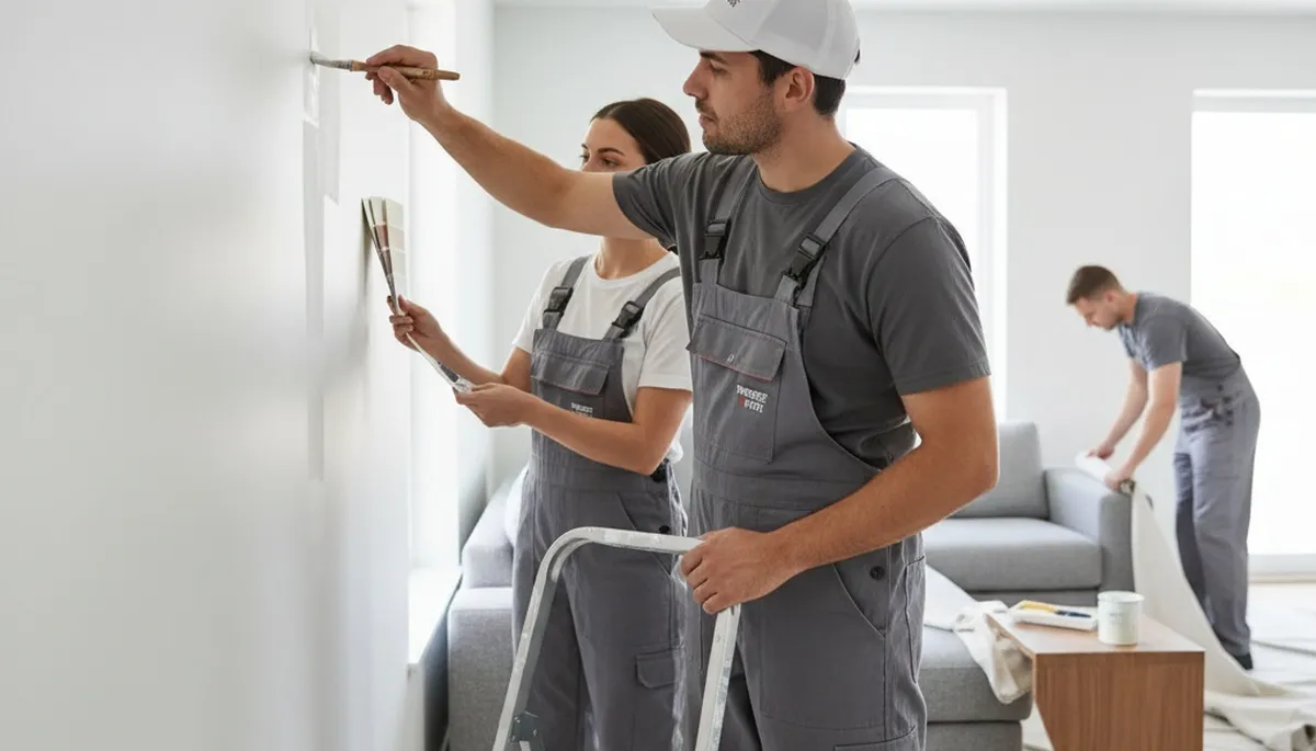 Paint touch-up service for Indianapolis, IN homes with faded, chipped, and weathered paint repairs