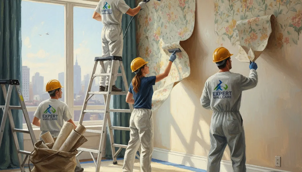 Wallpaper removal in Indianapolis, IN by Paint Pros for clean, paint-ready walls