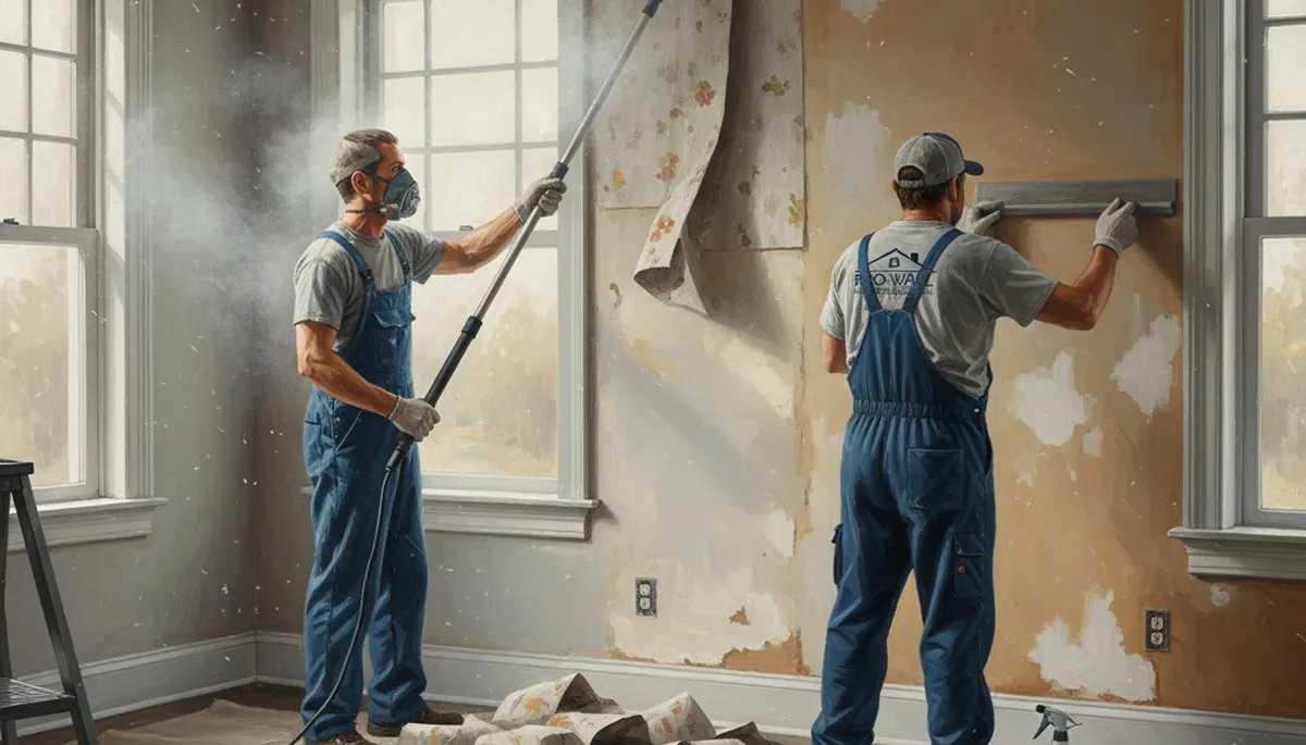 Wallpaper removal service in Indianapolis, IN for clean, paint-ready walls